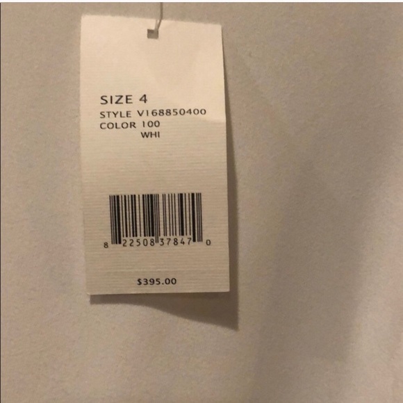 Vince White Long Sleeved Holiday Dress - Picture 4 of 5